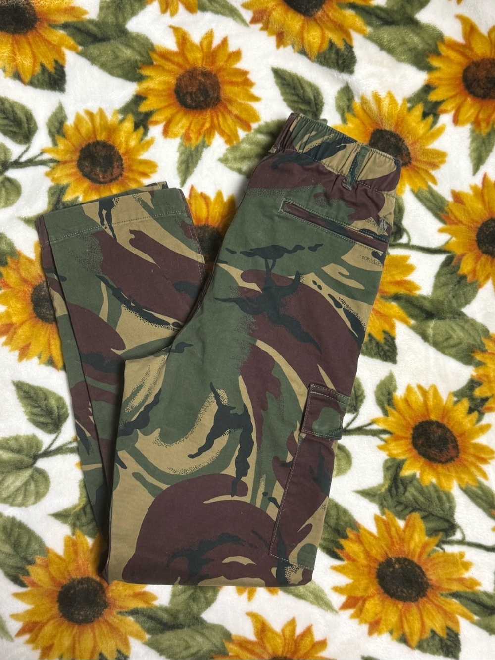 Polo by Ralph Lauren Kids Camouflage Joggers - Green/Brown